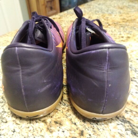 Nike Mercurial X Purple/Orange Indoor Soccer Shoes Men's Size 6.5 831966-585 - Picture 10 of 12